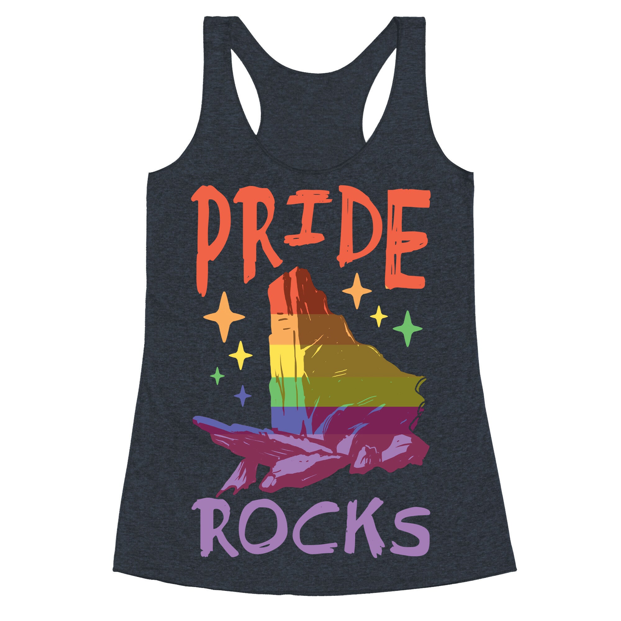 Pride Rocks Racerback Tank